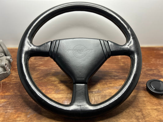 MOMO Irmscher Leather Steering Wheel 360mm - Black