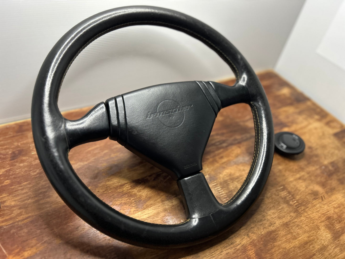 MOMO Irmscher Leather Steering Wheel 360mm - Black