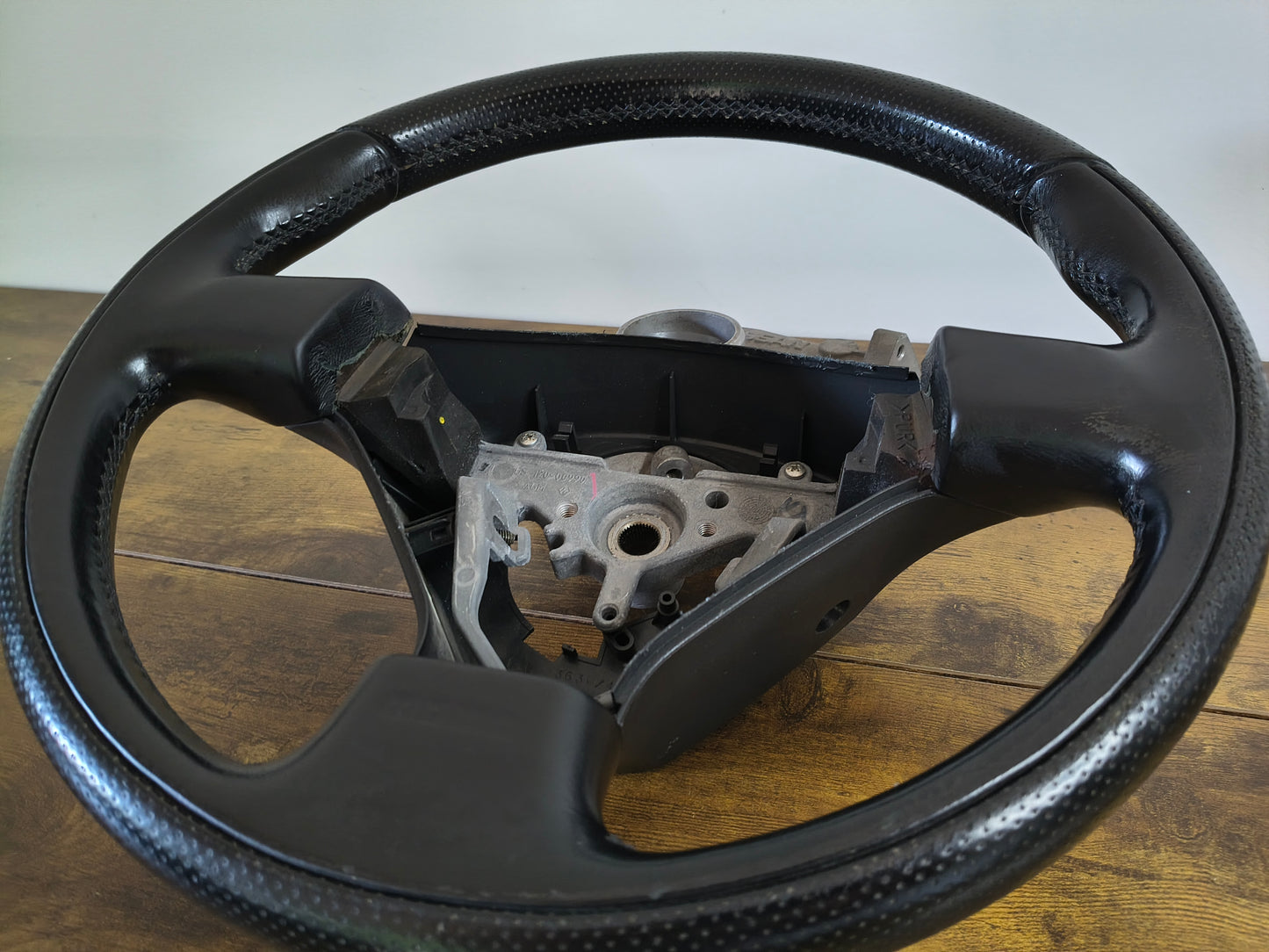 GDA / BL5 WRX MOMO Leather Steering Wheel - Black
