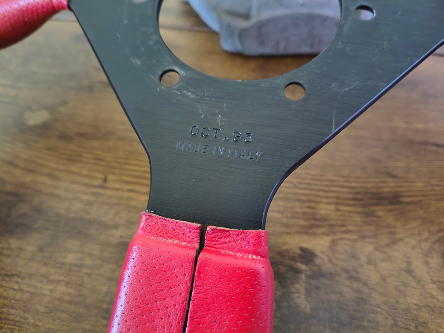 ATC Sprint Perforated Leather Steering Wheel 330mm - Red