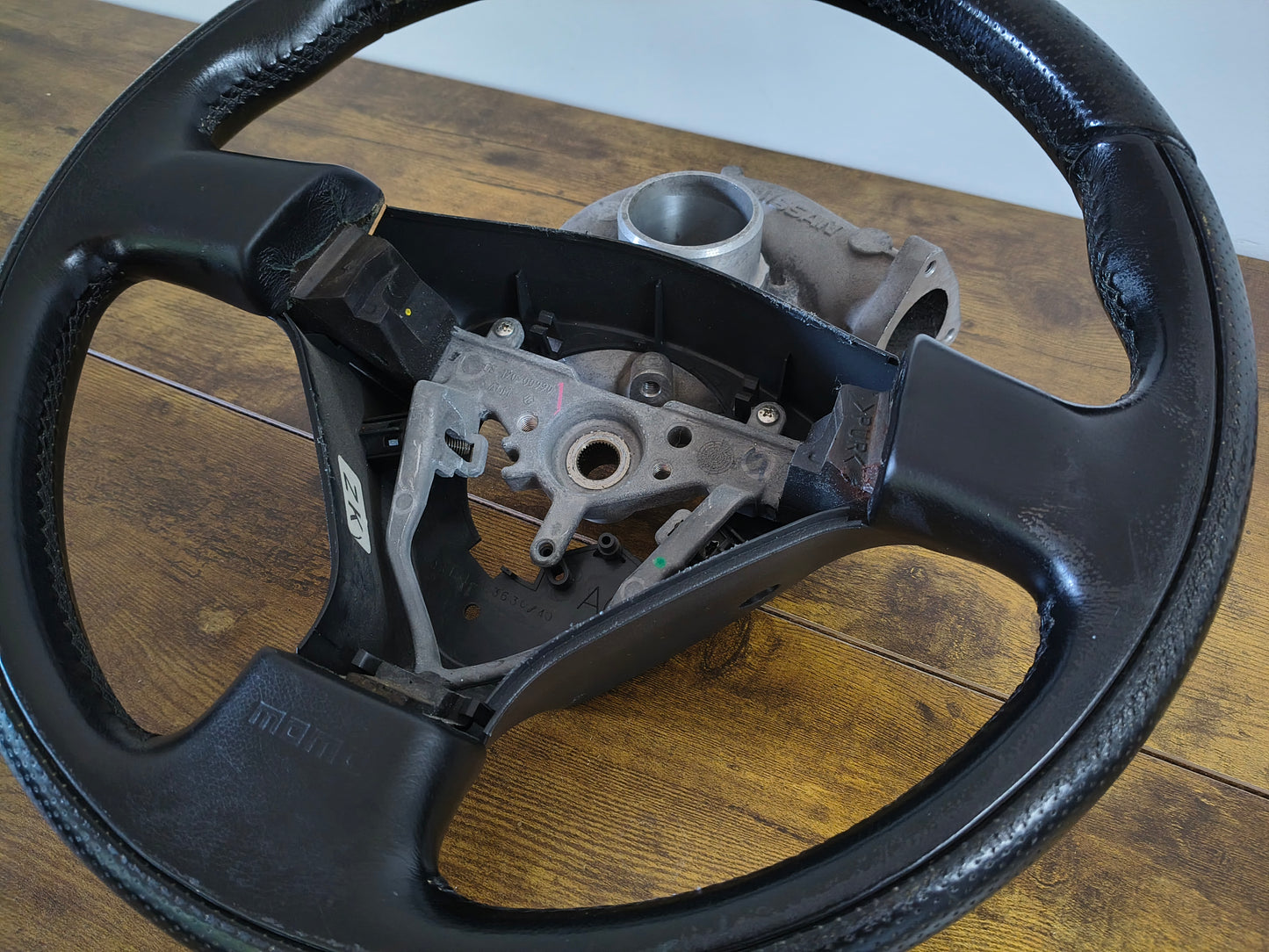 GDA / BL5 WRX MOMO Leather Steering Wheel - Black